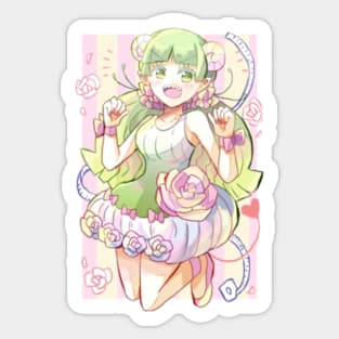 Pretty Clara Valac Art Sticker